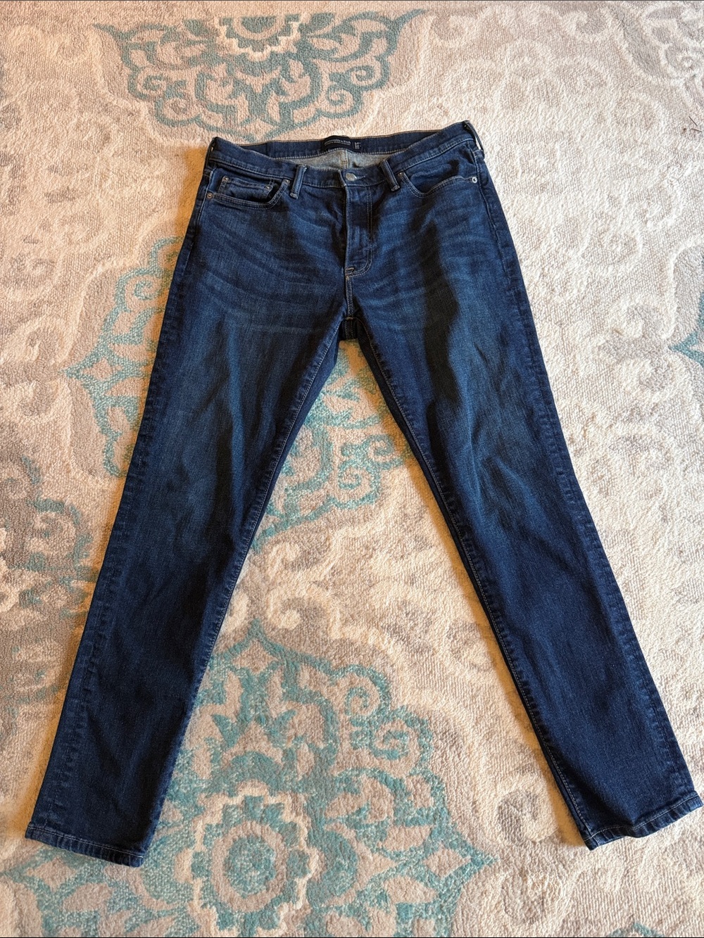 Abercrombie & Fitch Navy Skinny Jeans